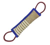 Dog Bite Pillow - Jute Nylon 30x7cm | Tug Training Pad, Interactive Bite Toy | Durable Biting Equipment With 2 Strong Handles For Medium Large Dogs, Chewing, Playing, Exercise, Fitness