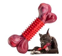 Dog Bone Chew Toy, Aggressive Chewer Stick, 8,31 pulgadas Size Nylon Rubber Build, Teeth Cleaning Chew for Puppies, Interior Outdoor Play in Home Living Room Yard Parks Apartment Dorm