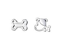 Dog Bone for Girl Cat Stud Earrings Anti Allergy Jewelry