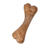 Dog Bone Toy - Dog Bone For Aggressive Chewers | Tough Dog Bone Toys | Food-Grade PP Stimulating Dog Bone Toy | Long-Lasting Hard Chew Bone Toys For Large/Medium/Small Breed Dogs (Wood Powder and PP)