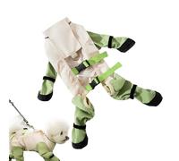 Dog Boot - Non-Slip Legging Wraps, Raincoat Protective Covers with Suspenders | Glow-in-The-Dark Safety Straps, Soft Grip Guards, Pet Outfit Accessories For Snow Walks Indoor Outdoor Use For