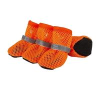 Dog Booties - Protects Paws from Moisture Dirt & Harm During Adventures | Anti-Slip Small Dog Booties Breathable Mesh Paw Shoes For Indoor Outdoor Hiking, Hardwood Pavement Grass Beach, Travel Sungl