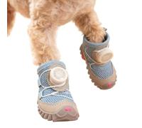 Dog Boots - Rubber 5x4x4cm | Anti Slip Waterproof Breathable Pet Booties | Wear Resistant Lightweight Dog Shoes For Small Dogs Puppy Winter Snow Rain Hot Pavement Running Outdoor Use