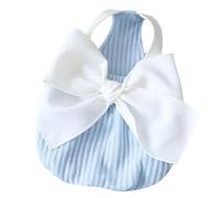 Dog Bow Tie Outfit | Fashionable Pet Clothes for Small Dogs | Summer Breathable Polyester | Puppy Clothing for Daily Walks/Parties/Photo Shoots | Sturdy & Easy to Put On (L)