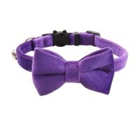 Dog Bow Ties - Pet Collar Accessory, Cat Necklace for Wedding Event, Puppy Band with Detachable Bell, Animal Apparel, Lovely Collar for Home Style and Travel Photography