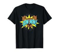 Dog Bow Wow! Comic Onomatopeya Gráfico Cartoon Pup Pop Art Camiseta