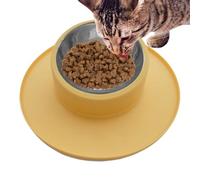 Dog Bowl - 11.02 pulgadas Spill Proof Bowls, Portable Travel Bowl, Silicone Stainless Steel Feeder | Anti Slip Spill Proof Puppy Food Feeders for Dogs Cats Pets Feeding Water Food Travel in