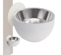 Dog Bowl - Acero inoxidable, 5.63x3.15in Food Bowl Wall Mounted Magnetic Design | Durable Easy-Clean Pet Alimentador Secure Suction, Magnetic Dog Bowls for Dogs, Cats, Home Feeding, Kitchens