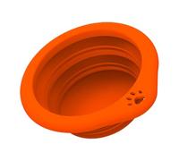 Dog Bowl, Pet Bowl, Portable Design Folding Expandable 300ml Capacity Lightweight Build Easy to Carry Sturdy Construction, Food Container for Pet, 6.69x5.91x0.47inches