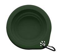 Dog Bowl, Pet Bowl, Portable Design Folding Expandable 300ml Capacity Lightweight Build Easy to Carry Sturdy Construction, Food Container for Pet, 6.69x5.91x0.47inches