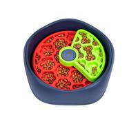 Dog Bowl Slow Feeder, Non-Slip Feeding Station, 3-Layer Rotation Anti-Choking Pet, Interactive Slow Food Feeder For Small Medium Large Breed Dogs Kittens, Healthy Eating, Treats, Snacks, and Training