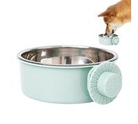 Dog Bowl - Stainless Steel, 5.31x2.36in Pet Bowl Wall-Mounted Spill-Resistant | Easy-Clean Secure Feeding Station Healthy Water & Food Use, Mounted Feeder For Dogs, Cats, Home Feeding Area