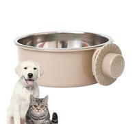 Dog Bowl - Stainless Steel, 5.31x2.36in Pet Bowl Wall-Mounted Spill-Resistant | Easy-Clean Secure Feeding Station Healthy Water & Food Use, Mounted Feeder For Dogs, Cats, Home Feeding Area