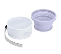 Dog Bowl with Poop Bag Holder | Practical Pet Snack Container for Outdoor Adventures | Great for Hiking, Camping, and Dog Walking | Handy Solution for Pet Owners The Go