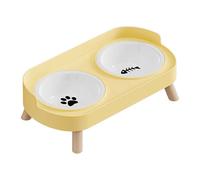 Dog Bowls Elevated - Ceramic Non-Slip Water Feeder | Cat Food Bowl Dog Feeding Station For Spill-Proof Puppy Kitten Small Medium Pet Indoor Outdoor Home Office Yard Patio Porch