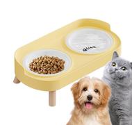 Dog Bowls Elevated - Non-Slip Food Water Dish | Cat Food Bowl Dog Feeding Station For Puppy Kitten Small Pet Indoor Outdoor Home Office Garden Yard Patio Porch