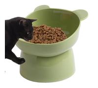 Dog Bowls - Slanted Elevated Dog Bowl | Raised Pet Food Dish | Elevated Dog Bowls, Anti Overturning Tilted Elevated Water Bowls, Feeding Dishes For Pet Cat, Puppies, Cats, Dishwasher Safe