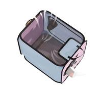 Dog Box Crate Cage, Portable Foldable Pet Drying Box, Cat Drying Room Cage, Fast Grooming Tent for Small Dogs and Cats, Pet Create for Dogs, Oxford Fabric + PVC Mesh, 52x52x40cm