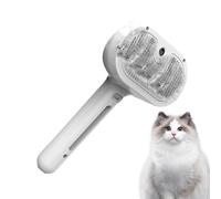 Dog Brush, Cat Detangling Comb, Pet Hair Removal Comb, Built-In Spray Function, Gentle Bristles, Ergonomic Handle, Ideal for Small and Medium Animals Grooming, (ABS)