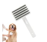 Dog Brush for Shedding, Pet Grooming Tool, Ergonómico Detangling Design, Dematting & Bath Massage Bristles, Soft Grip Handle, Blue 1 Pack, For Puppy Home Care Shower & Coat