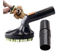 Dog Brush Vacuum Attachment - Cat Dog Grooming Tool | Soft Pet Hair Vacuum Brush Head For Long Short Haired Dogs Cats Shedding Removal Home Grooming