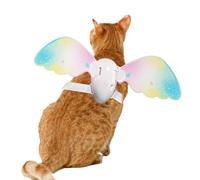 Dog Butterfly Wings, Lightweight Electric Traje, Adjustable Pet Harness, Sparkling Wing Design, Cat Dog Party Wear for Birthday, Cosplay, Desfile, Events, 18,5 x 5,51 x 1,97 pulgadas