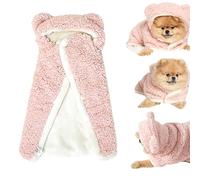 Dog Cape Blanket,Pet Cape Blanket,Cute Thicken Dog Capes Blankets,Pet Winter Cloaks Blankets,for Small Medium Dogs and Cats-B||L
