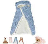Dog Cape Blanket, Pet Cape Blanket for Dogs, Dogs Hoodie Pajamas for Daily Wear Comfortable, Cold Weather Coat Wraps, Cute Thicken Dog Capes Blankets for Small Large Cats (Small,Blue)