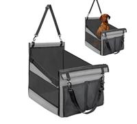 Dog Car Seat, Auto Backseat Pet Carrier, Polyester Travel Booster with Strong Load Capacity, Secure and Comfortable for Small Dogs on Road Trips, Outdoor Adventures, Daily Driving