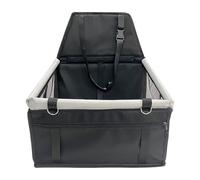 Dog Car Seat, Cat Carrier, Pet Travel Crate, Waterproof Oxford Material with Adjustable Buckle Harness for Car, Removable Portable Design for Small Pets Travel Safety