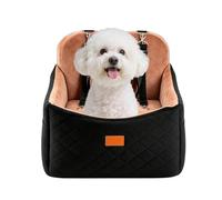Dog Car Seat - Memory Foam Travel Carrier, Pet Vehicular Safety Nest, Automotive Canine Booster Bed | Cushioned Puppy Console Cradle For Truck Cargo Area Road Trip Daily Commute Long Drive Travel