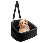 Dog Car Seat - Pet Travel Cushion for Vehicle | Puppy Safety Nest with Soft Padding, Anti-Slip Base, Adjustable Straps, for SUV Sedan RV Outdoor Trips Camping Road Travel