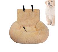 Dog Car Seat - Plush Non-Slip Travel Bed Cushion Portable Pet Sofa For Cats, Puppies & Dogs Washable Detachable Accessory For Road Trips, Camping & Vet Visits