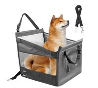 Dog Car Seat, Travel Booster for Dogs, Waterproof Backseat Cushion, Portable Vehicle Bed for Pet, Outdoor Travel Comfort, Safety Seat for Puppies, Kittens, Cats, 18.9x18.11x17.72in