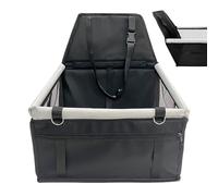 Dog Car Seat, Waterproof Pet Carrier, 40cm with Safety Belt Feature, Durable Mesh Window Design, Removable Pet Travel Bed with Sturdy Buckle, Gift for Dog Owners and Travelers