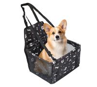 Dog Car Seat, Waterproof Portable Pet Booster Seat with Safety Straps, Comfortable Travel Carrier Small Dogs, Ideal for Road Trips, Camping, Daily Commute, City Driving, and