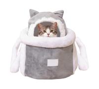 Dog Carrier Bag - Correa para calentar las manos con diseño abierto para cachorros, proporciona un viaje cómodo y para perros pequeños, ideal para climas fríos, compras al aire libre y paseos