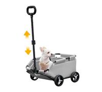 Dog Carrier Stroller, Rolling Pet Carriage, Portable Dog Cart, Pet Stroller, Travel Pet Stroller, Cat Carrier on Wheels, Four-Wheel Dog Trolley, Pet Stroller for Shopping