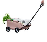 Dog Carrier Stroller, Rolling Pet Carriage, Portable Dog Cart, Pet Stroller, Travel Pet Stroller, Cat Carrier on Wheels, Four-Wheel Dog Trolley, Pet Stroller for Shopping