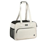 Dog Carrier Tote - Ventilated Mesh Pet Purse with Strap | Comfortable Animal Carrying Bag For Kittens Bunnies & Puppies | Perfect For Travel Picnic Park and Car Rides