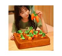 Dog Carrot Plush Toy, Pull Radish Dog Chew Toy, Pet Interaction Pull The Carrot Stuffed Toy, Interactive Snuffle Mat Plush Vegetable Field, Vegetable