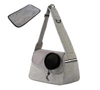 Dog Carrying Sling, Shoulder Bag Pet Sling Carrier, Dog Carry Bag with Storage Pocket, Breathable Travel Pet Carrier, Small Dog Pet Sling, Adjustable Pet Sling Carrier, Pet Sling for Travel