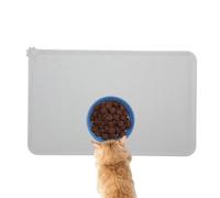 Dog Cat Food Moth, Comida para Perros Mate, Proteger la Comida Anti-Deslizamiento Güntungen, 18.9x11.8 Pulgadas Silicona no Deslizante-Agua-tintina y más Gruesa