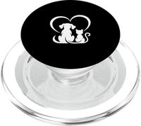 Dog Cat Friends Forever PopSockets PopGrip para MagSafe