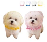 Dog Cat Head Mesh Cover Soft Lightweight Breathable Pet Protector (2PCS-D)