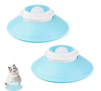 Dog Cat Licks Toys for Liquid Food ，Dog Lick Bowl，Anxieties Relief Slow Feeder Dogs Licks Ball Treat Dispenser，Can Clean The Tongue Coating，for Dogs Calming & Anxiety Relief (A*2PCS)