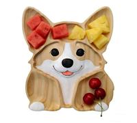 Dog Cheese Board - Themed Charcuterie Serving Tray for Kitchen | Wooden Appetizer Plate, Decorative Hosting Accessory, Compact Party Platter, Stylish Board for Fruit Bread