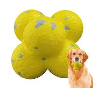 Dog Chew Ball for Puppies, Multi-Color Dog Chew Ball, Dog Chew Ball, Bouncing Dog Chew Ball, Floating Dog Chew Ball, Safe Dog Chew Ball, Dog Chew Ball with Handle