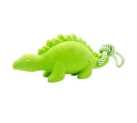 Dog Chew Toy - 38 cm Indestructible Dog Toy - Tough Puppy - Durable Rubber Interactive Play Accessory for Fetch Tug Games Shark Dinosaurio interior al aire libre Training Entertainment