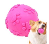 Dog Chew Toy Ball, Squeaky Bouncy Puppy Teething, 6*6*5cm /2.36*2.36*1.97 Inches, with Play Ball System, Interactive Training Toy Gear, Versatile Dog Entertainment Accessory for Indoor Outdoor Use